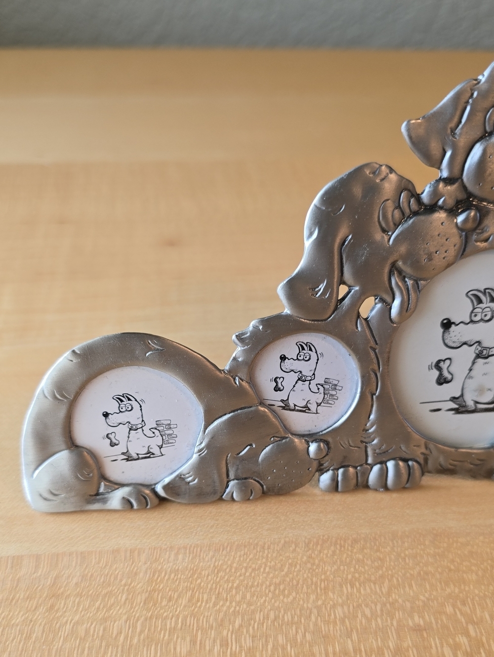 Silver Dog-Themed Multi-Photo Picture Frame - Picture 4 of 8